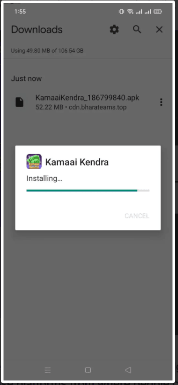 Installing